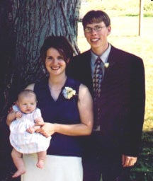 Jennie and Colin Wiebe with Naomi family portrait