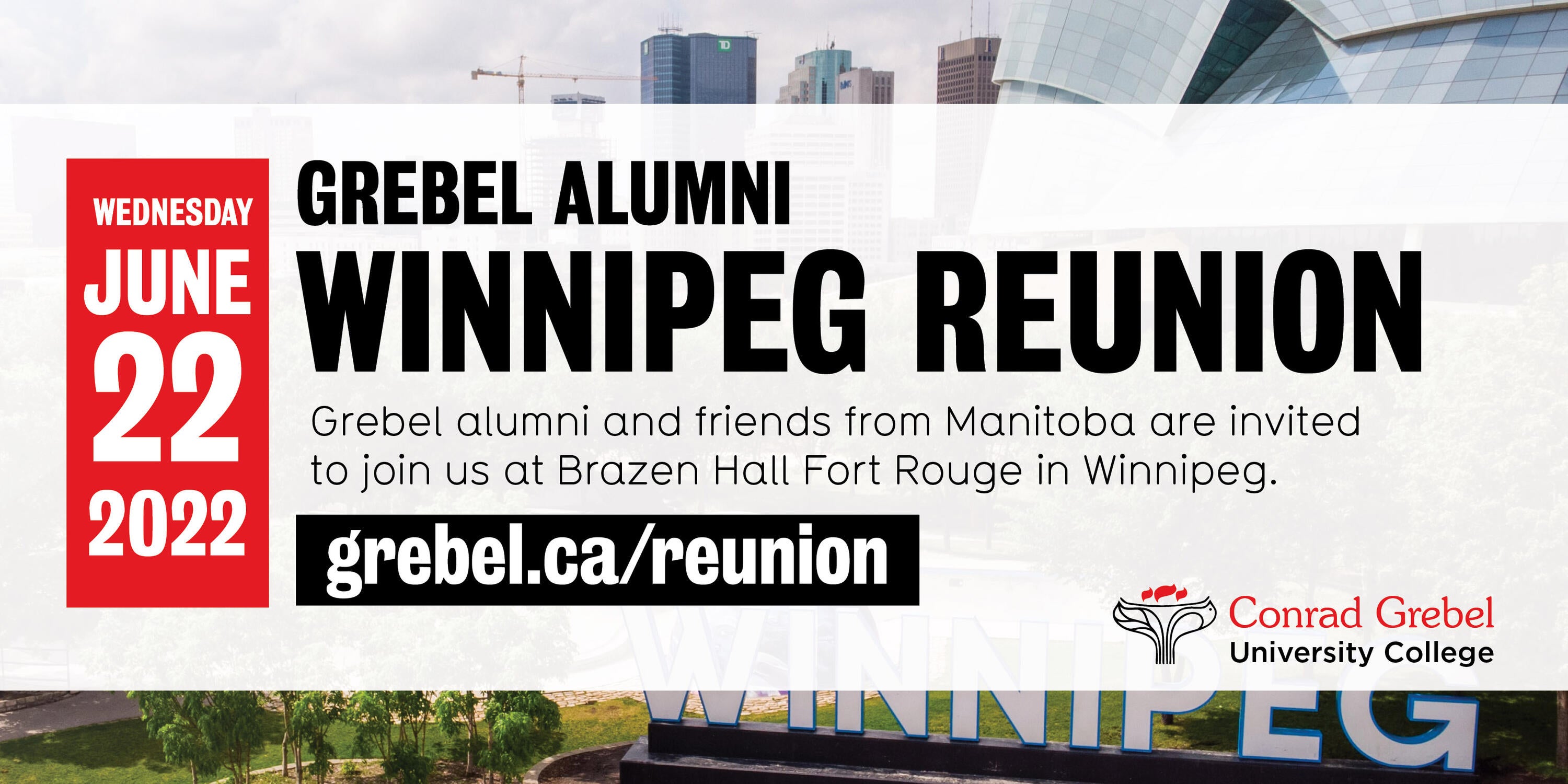 Winnipeg reunion banner