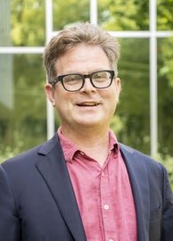 portrait of marcus shantz outside