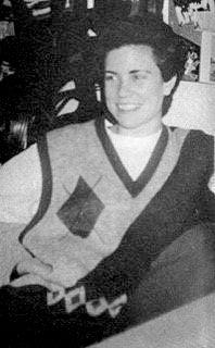 black and white side portrait of carol berkhout