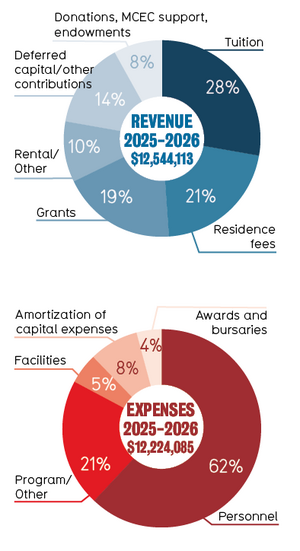 revenue and expense charts