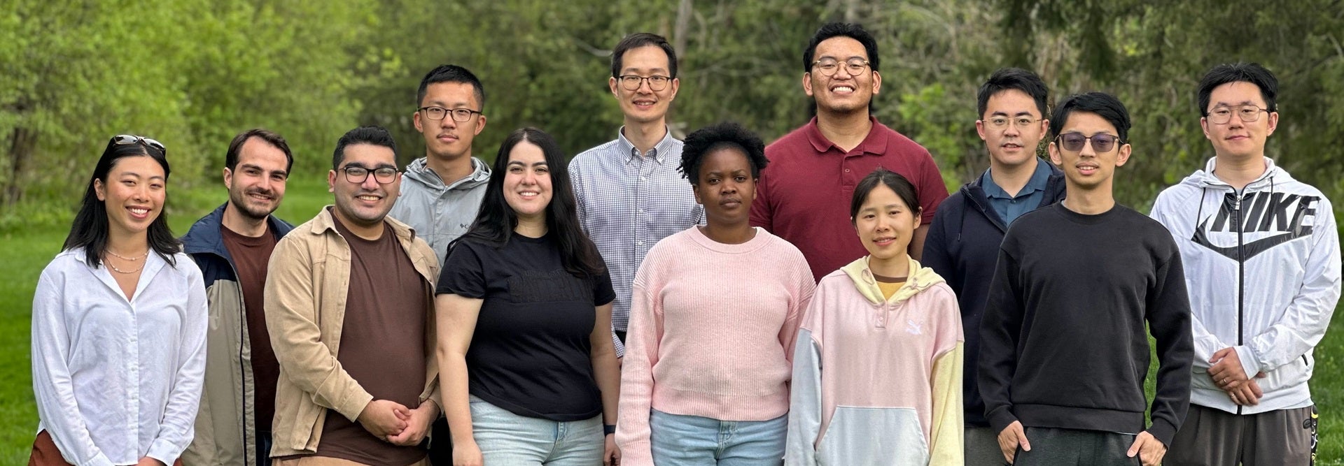 Group photo in spring