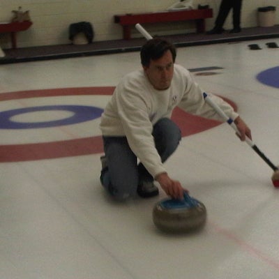 Great curling form by mike.