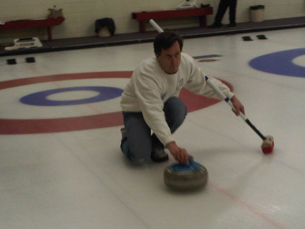 Great curling form by mike.