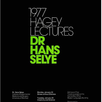 1977 Hagey Lectures poster