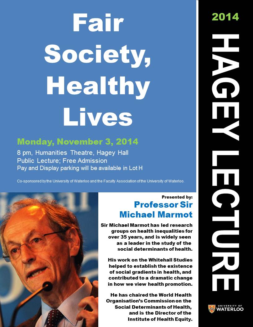  2014 Hagey Lecture poster