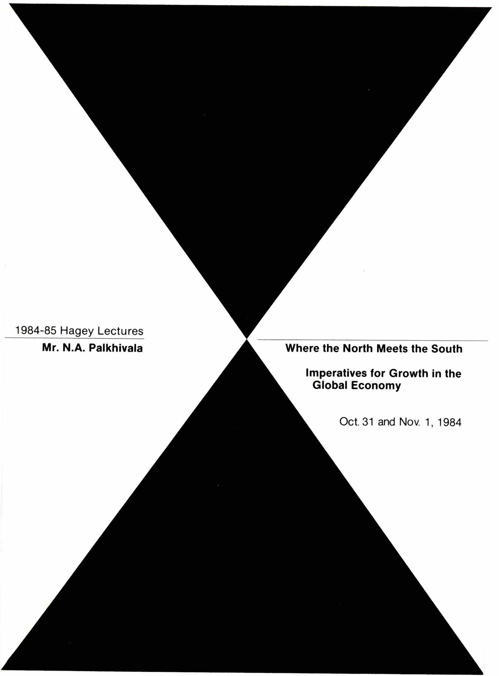Poster for 1984 Hagey Lecture