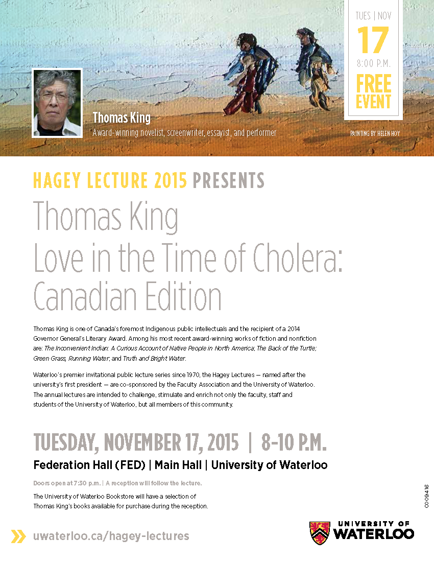  2015 Hagey Lecture poster