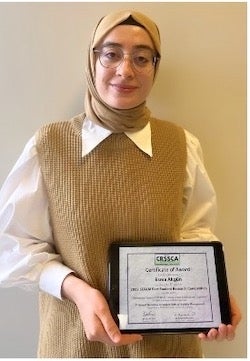 Esma Akgun wins 3rd place at SC&LM 2022 paper competition