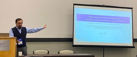 Dr. Safa Erenay presenting at the POMS 2025 conference