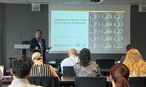 Professor Houra Mahmoudzadeh presents at the HOpeR graduate school