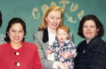 Lili Liu and mentors circa 1993.