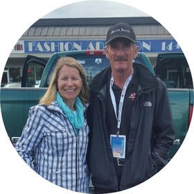 Ian Webster and Karen Pawelko.