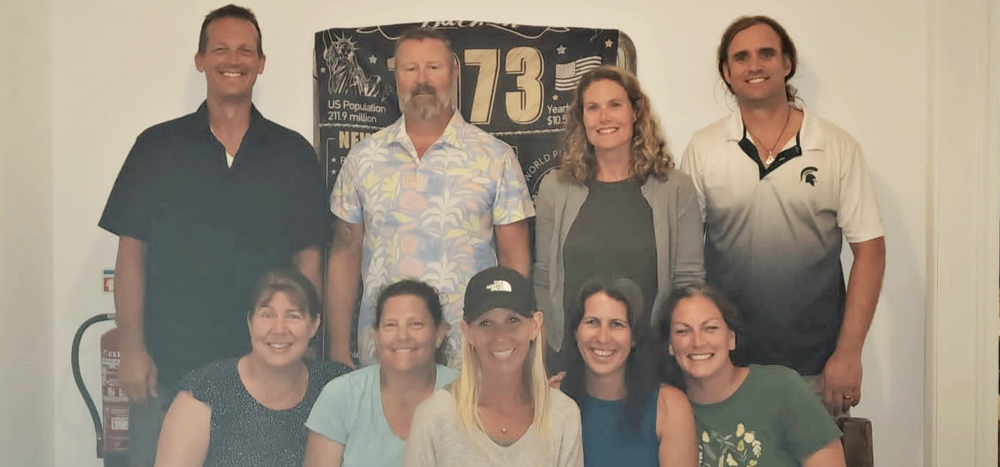 ​Graduates from the Kinesiology Class of ’97.