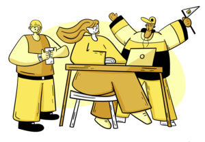 ​Illustration of donors. 