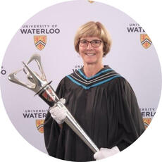 ​Margaret burnett in convocation regalia.