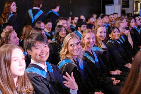 Faculty of Health Waterloo students at Convocation