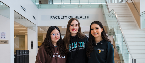 Students at the Faculty of Health