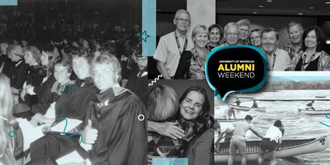 Collage of alumni reunion photos