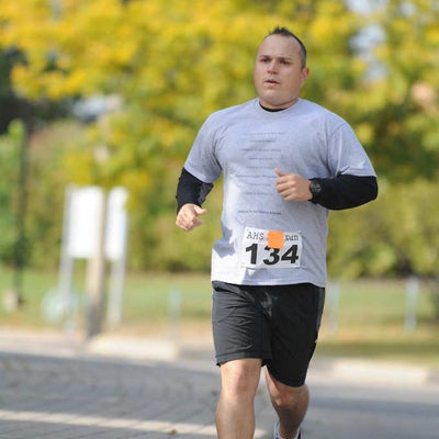 Runner number 134 running