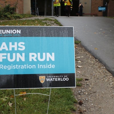 Fun Run sign