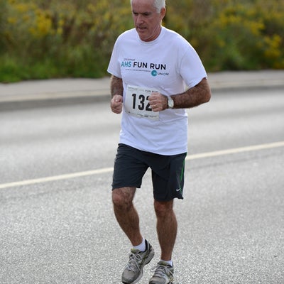 Ken McGillivray running the Fun Run
