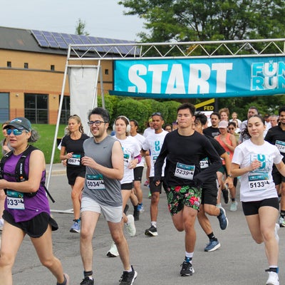 Starting line runners