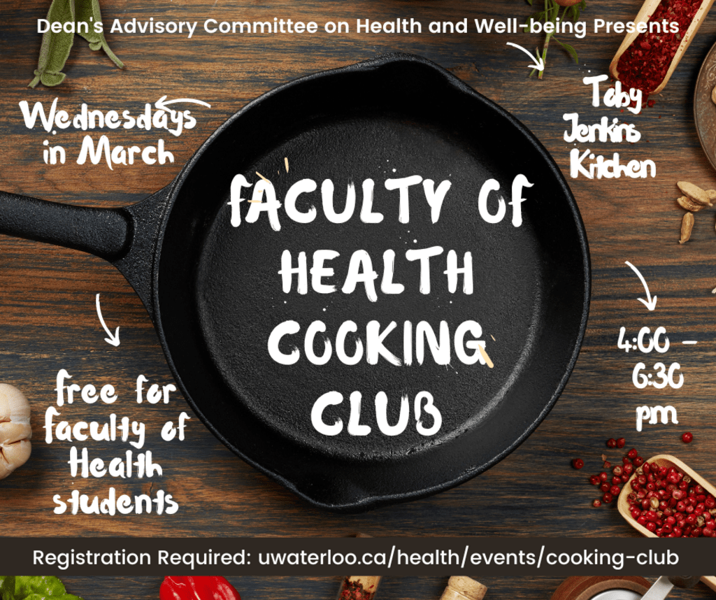 Faculty of Health Cooking Club 