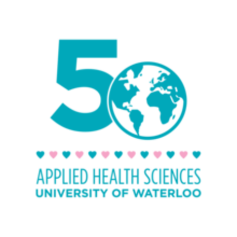 Faculty of Applied Health Sciences 50th Anniversary Logo for Valentine's Day 