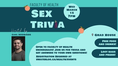 Information poster for trivia event 