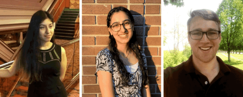 Climate connect students: Simrit, Nilusha and Philip