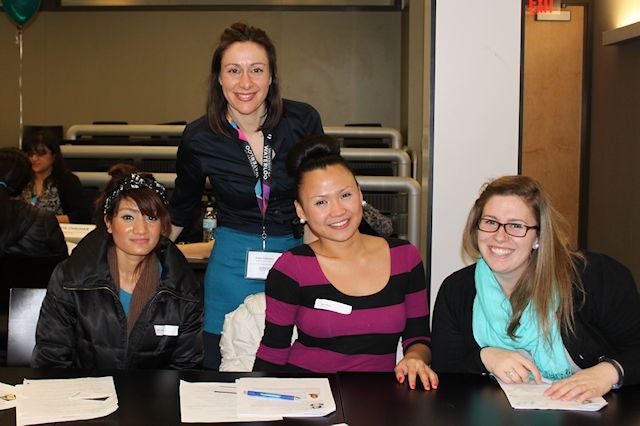 Attendees at Speed Networking event.