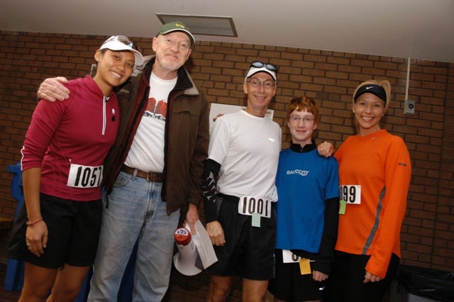Staffs and runners of Fun Run race