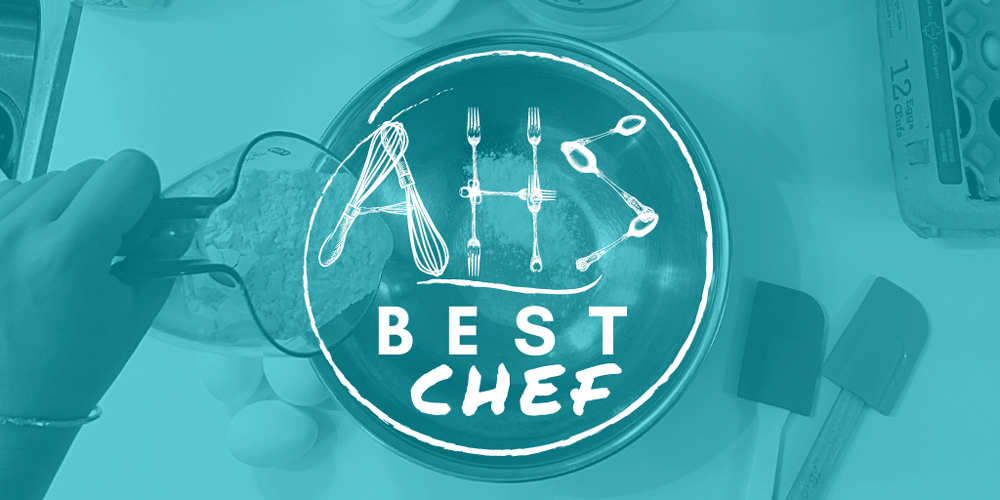 AHS Best Chef logo with mixing bowl in the background.