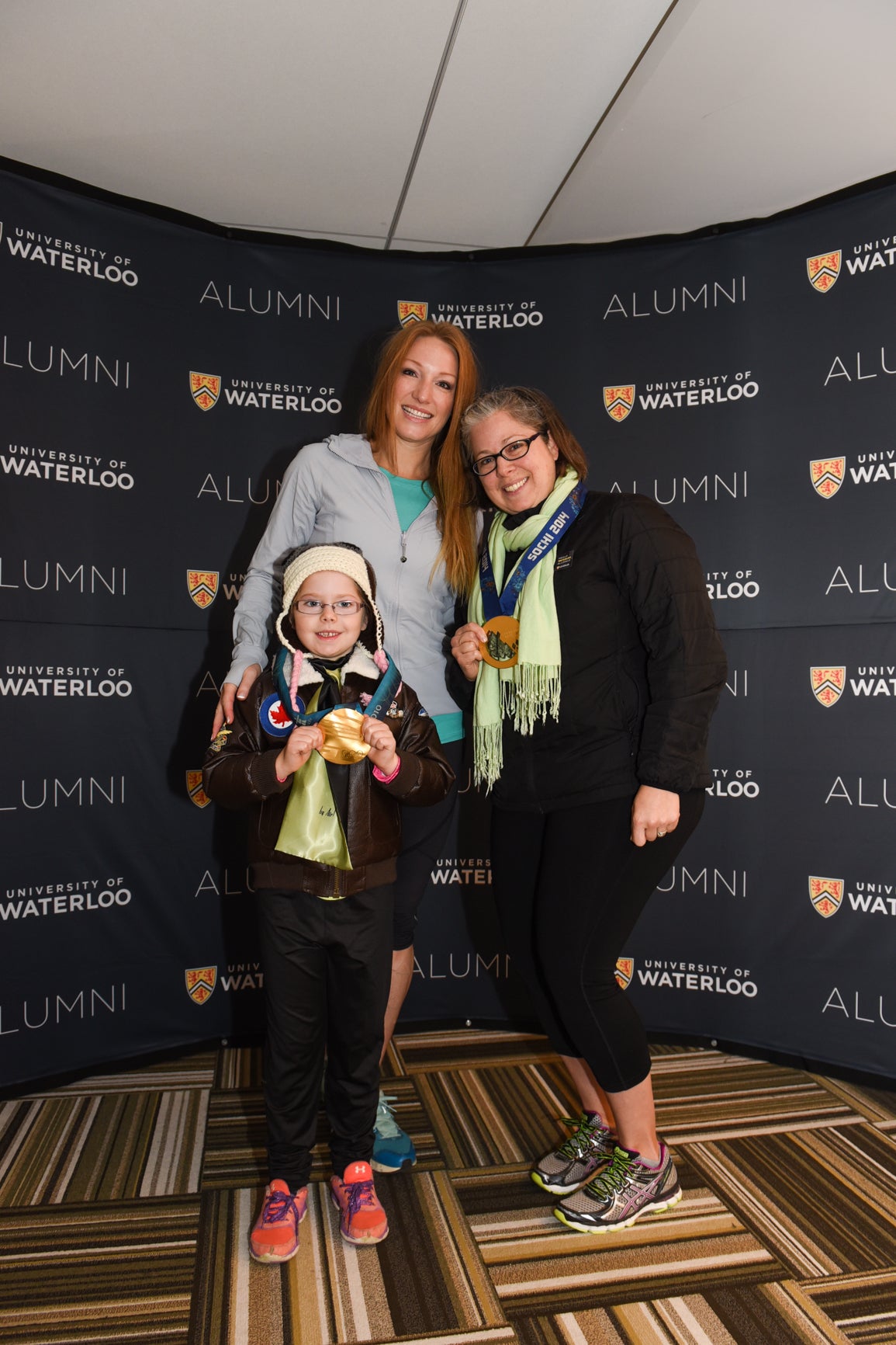 Mother and Son with Heather Moyse
