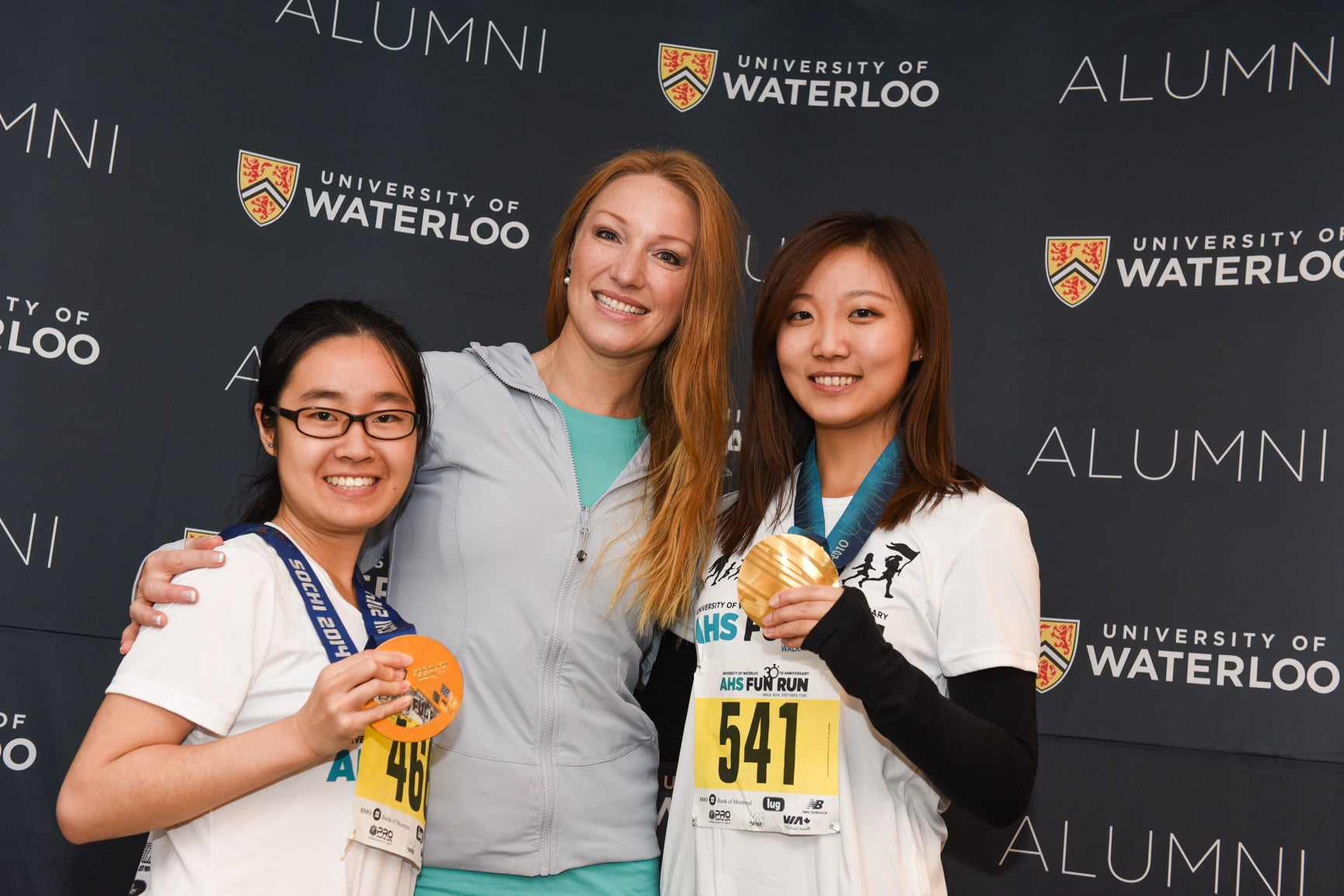 Participants with Heather Moyse