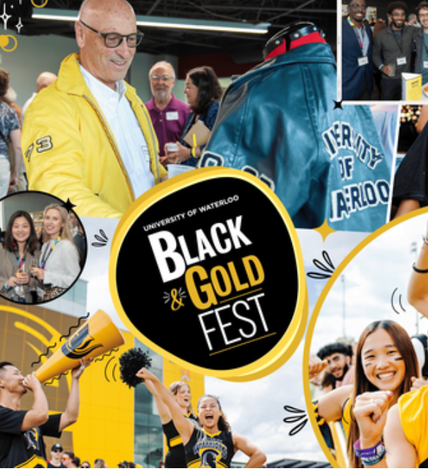Black and gold fest poster