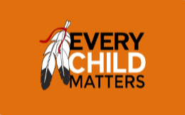 Two feathers beside every child matters text.
