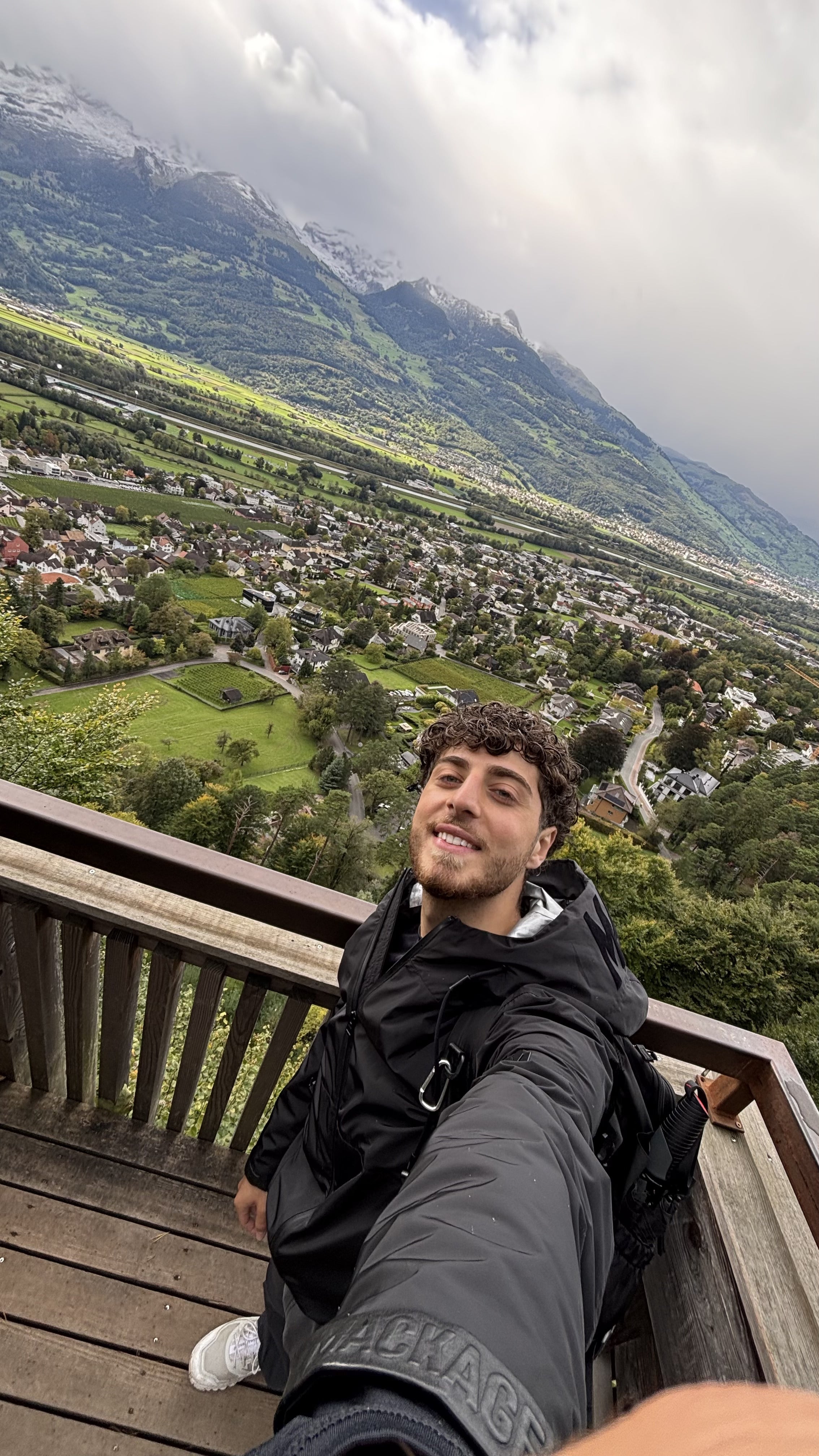 Julian exploring Liechtenstein, one of Europe’s smallest countries, on a weekend trip from Switzerland.