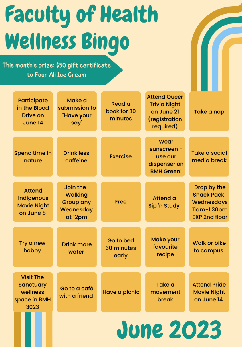 June bingo card