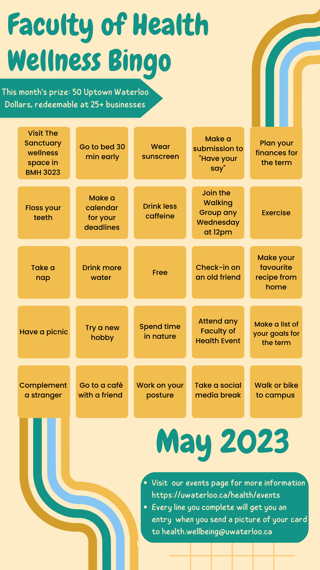 May bingo card