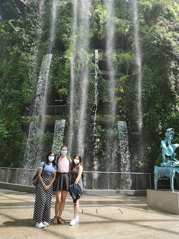An outing with my new exchange friends to an exhibit of Gardens by the Bay: Cloud Forest. It was so refreshing and cool within this dome.