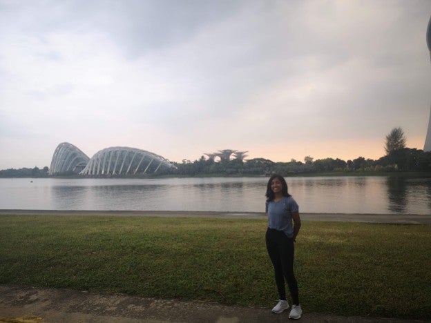 Ready to start the most scenic bike ride of my life, from Marina Bay to East Coast Park with fellow international and exchange students from NTU!