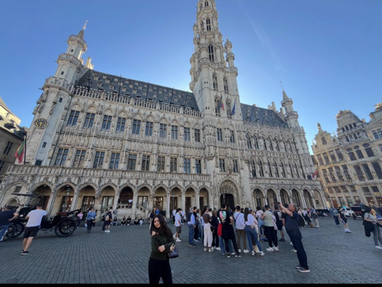 Me in Brussels in the Grand Place Square!