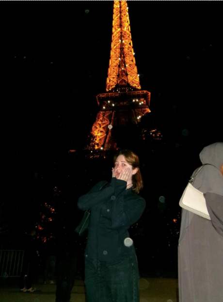  Image taken of me at the base of the eiffel tower