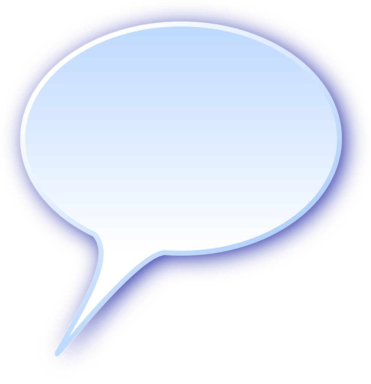 Speech bubble illustration