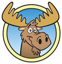 Moose cartoon.