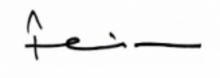 Feridun's signature