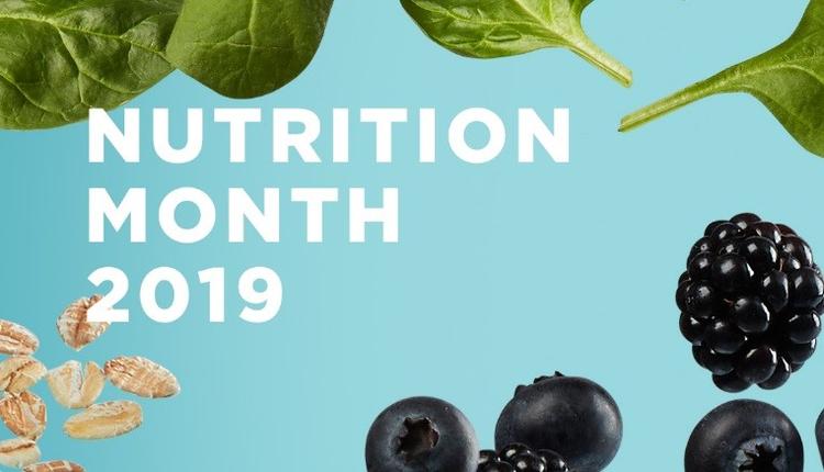 Nutrition month banner