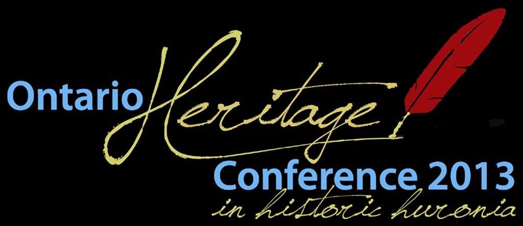 Ontario Heritage Conference Logo with Feather 